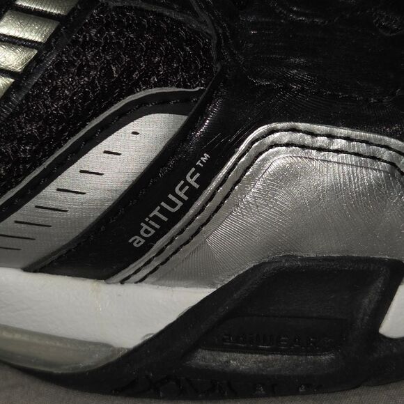 Adidas Volley Response VB 8.5 Black Silver Gum Volleyball Shoes Mens Sz 10.5 EUC main image 4
